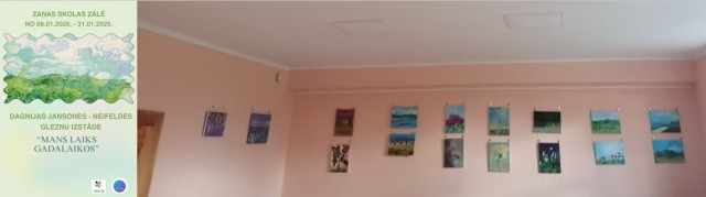 Dagnijas Jansones Neifeldes gleznu izstāde "Mans laiks gadalaikos"